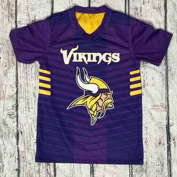 Minnesota Vikings NFL Football Youth Kids Reversible Boys Jersey - Picture 1 of 5